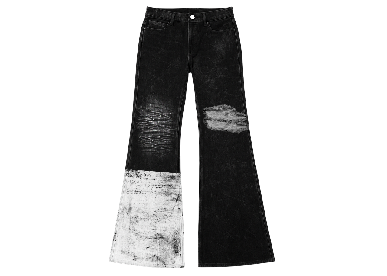 "Recovery" Flared jeans